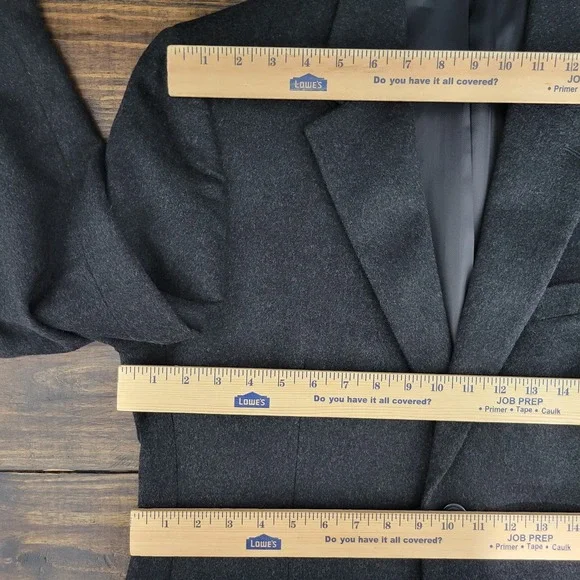 Club Room Men's Sport Coat Blazer Two Button Flannel Silk Wool Cashmere 42S